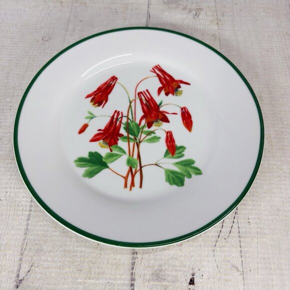 National Wildlife Federation AMERICAN WILDFLOWERS Flower Salad Plates Set of 2 - Picture 4 of 13